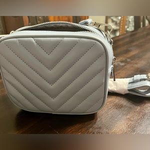 Chevron Baby Blue Crossbody Bag